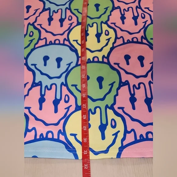 Vibrant Smiley Face Men's Tee - Picture 5 of 5